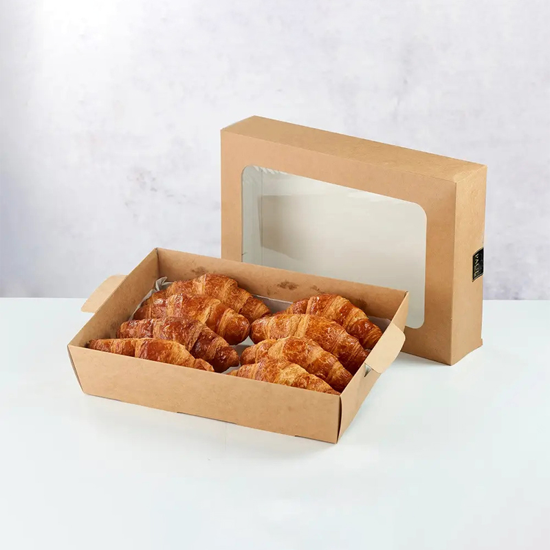 Croissant Boxes — custom bakery boxes by Packmio Croissant Boxes in use, packed and ready to ship