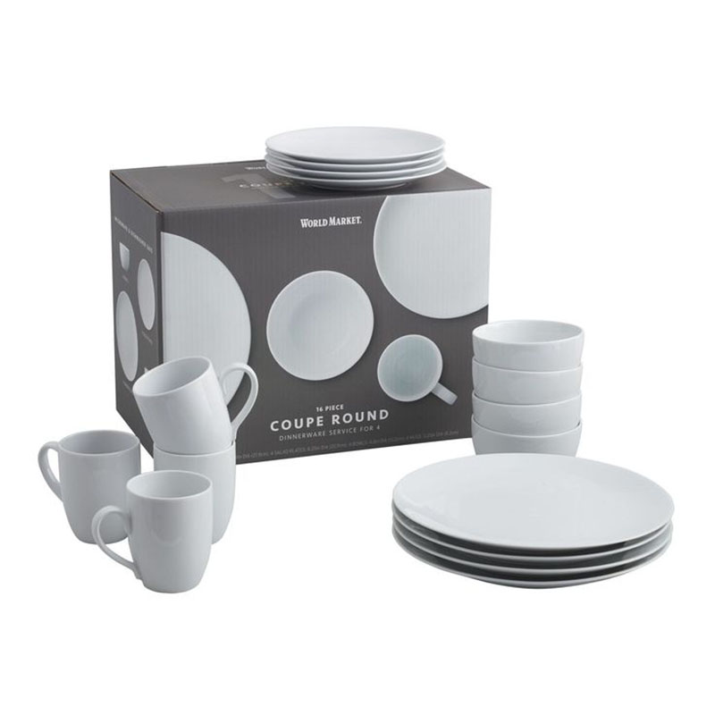 Dinner Set Boxes photographed at an angle to show the board thickness