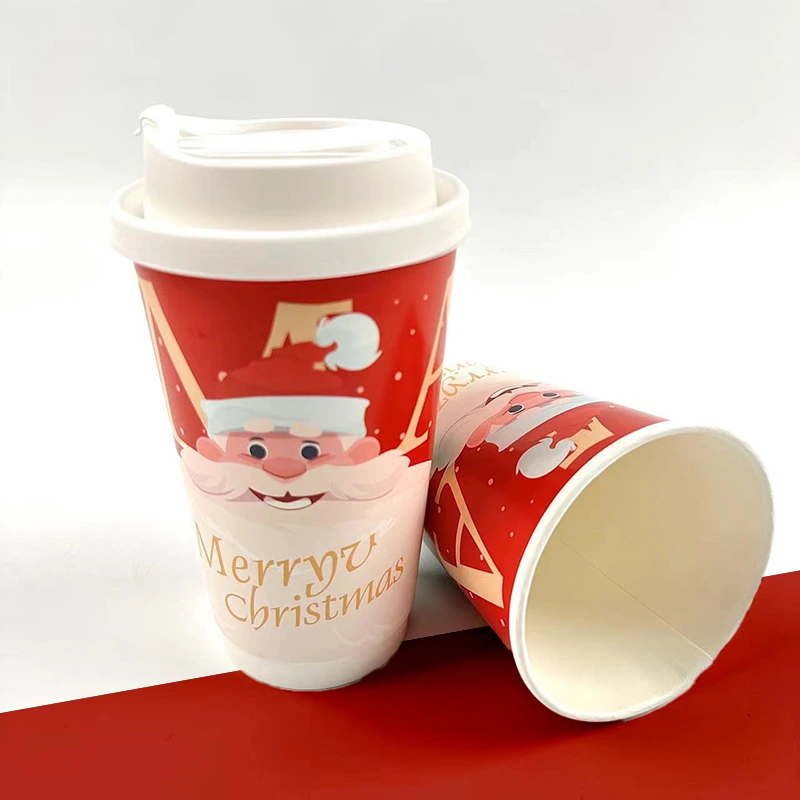 Double Wall Paper Cups in use, packed and ready to ship