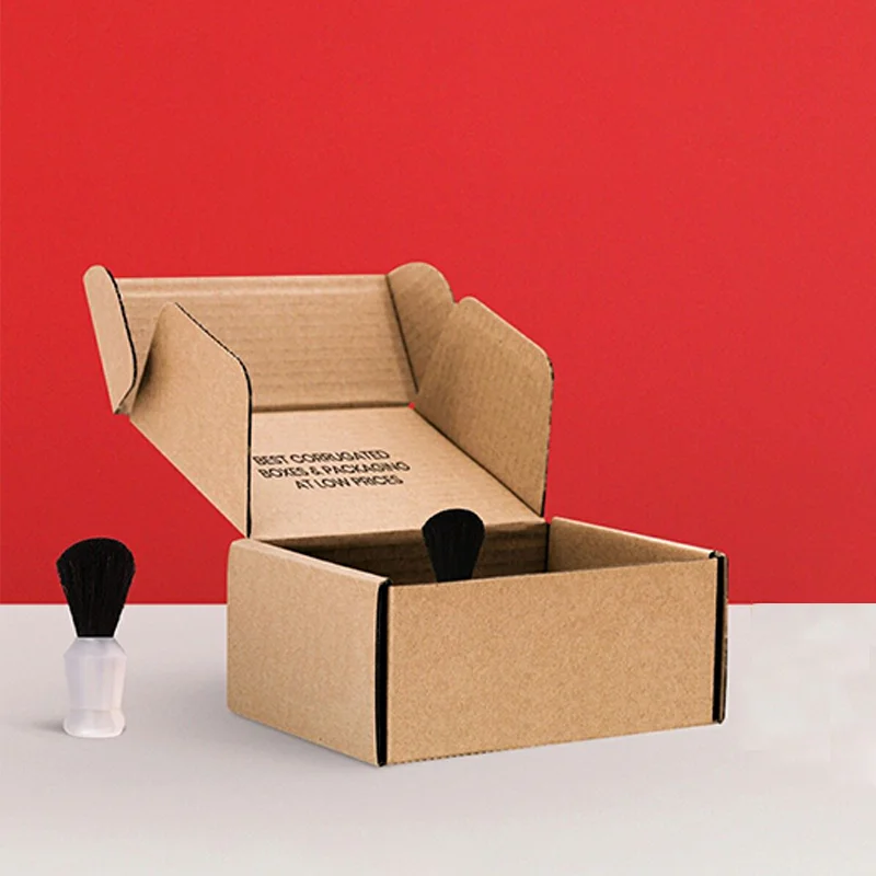 Ecommerce Product Boxes in use, packed and ready to ship