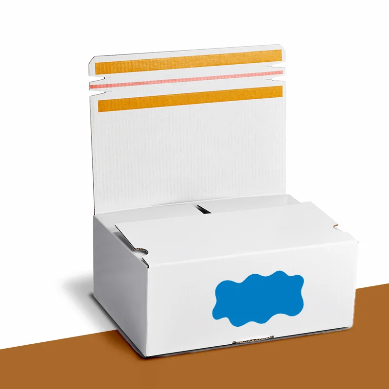 Ecommerce Product Boxes beside the product it was made to hold