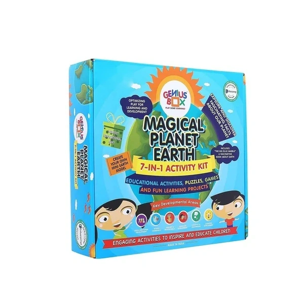 Educational Kit Boxes — custom stationery by Packmio Educational Kit Boxes beside the product it was made to hold