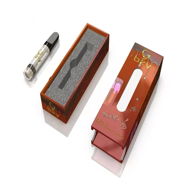 Empty Vape Cartridge Boxes — custom vape packaging by Packmio Empty Vape Cartridge Boxes in use, packed and ready to ship