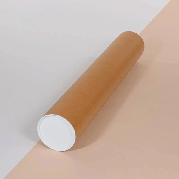 End Closures Paper Tubes opened to show the inside print and construction