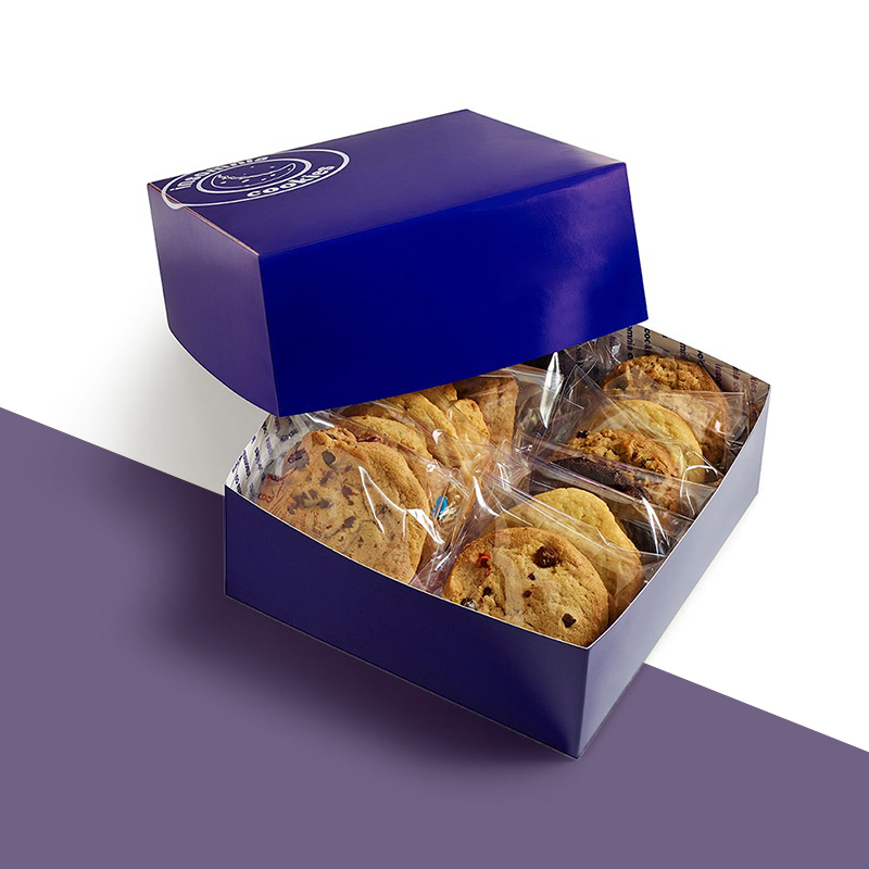 Festive Cookie Boxes — custom cookie boxes by Packmio Festive Cookie Boxes in use, packed and ready to ship