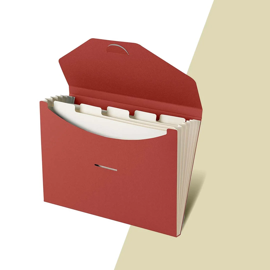 File Folders — custom stationery by Packmio File Folders beside the product it was made to hold