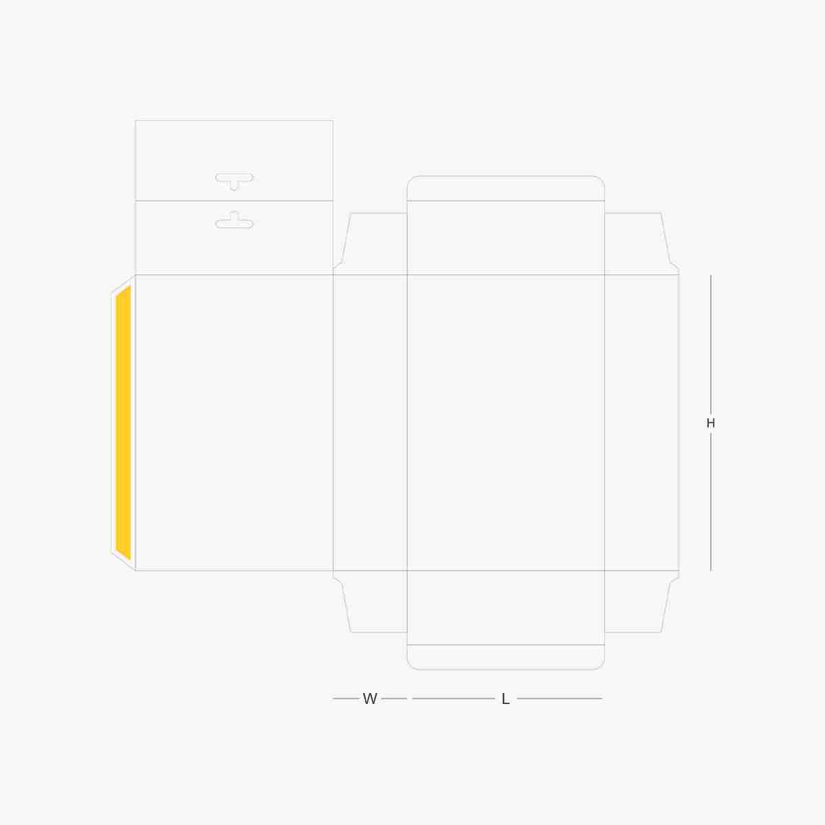Five Panel Hanger Boxes — custom hanger boxes by Packmio Five Panel Hanger Boxes beside the product it was made to hold