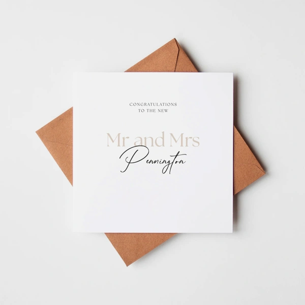 A stack of flat greeting cards in a custom size