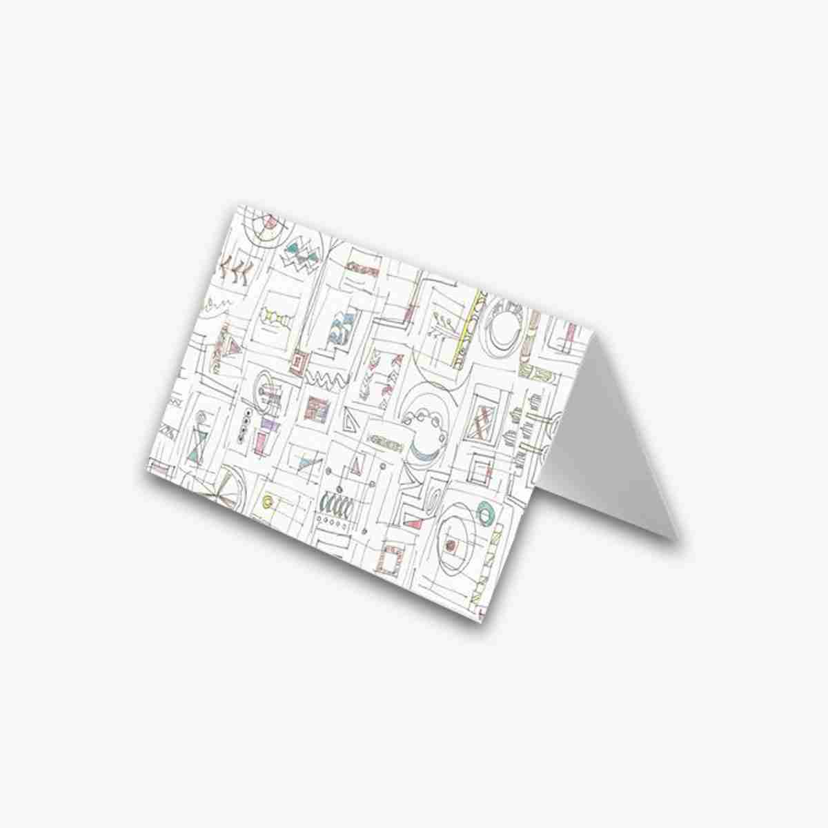 Folded Business Cards
