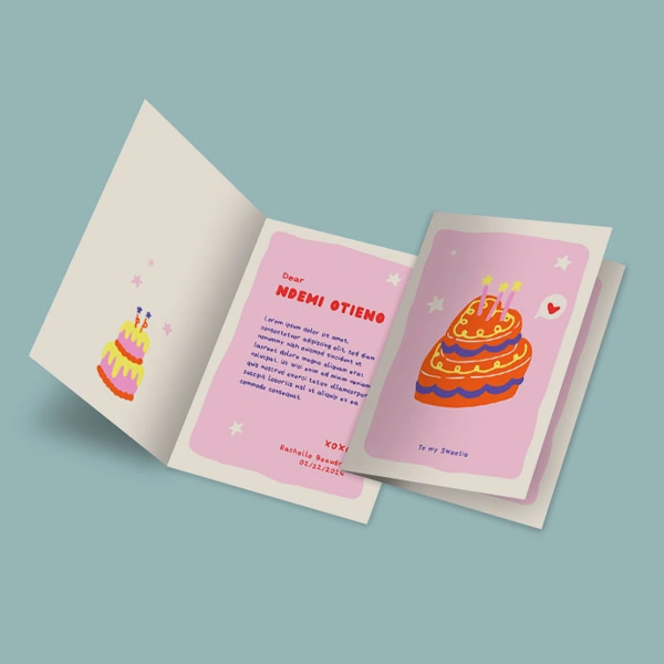 Folded Greeting Cards