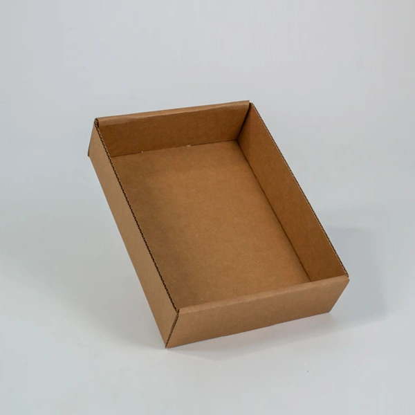 A stack of foot lock trays in a custom size