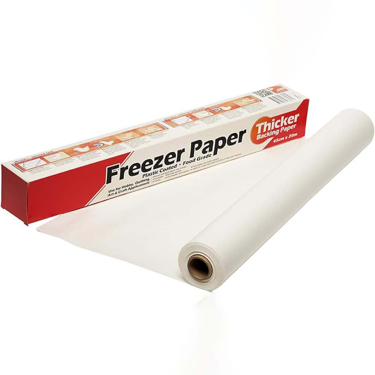 Freezer Paper — custom food paper by Packmio Freezer Paper photographed at an angle to show the board thickness