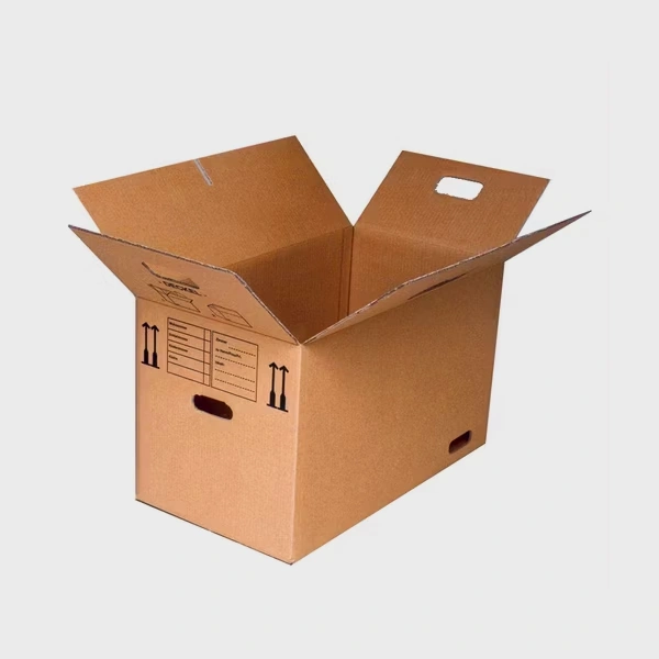 Full Overlap Containers opened to show the inside print and construction