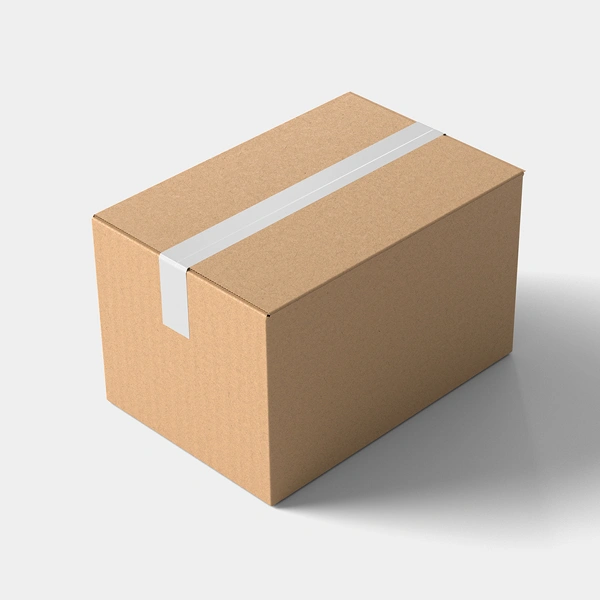 A stack of full overlap containers in a custom size