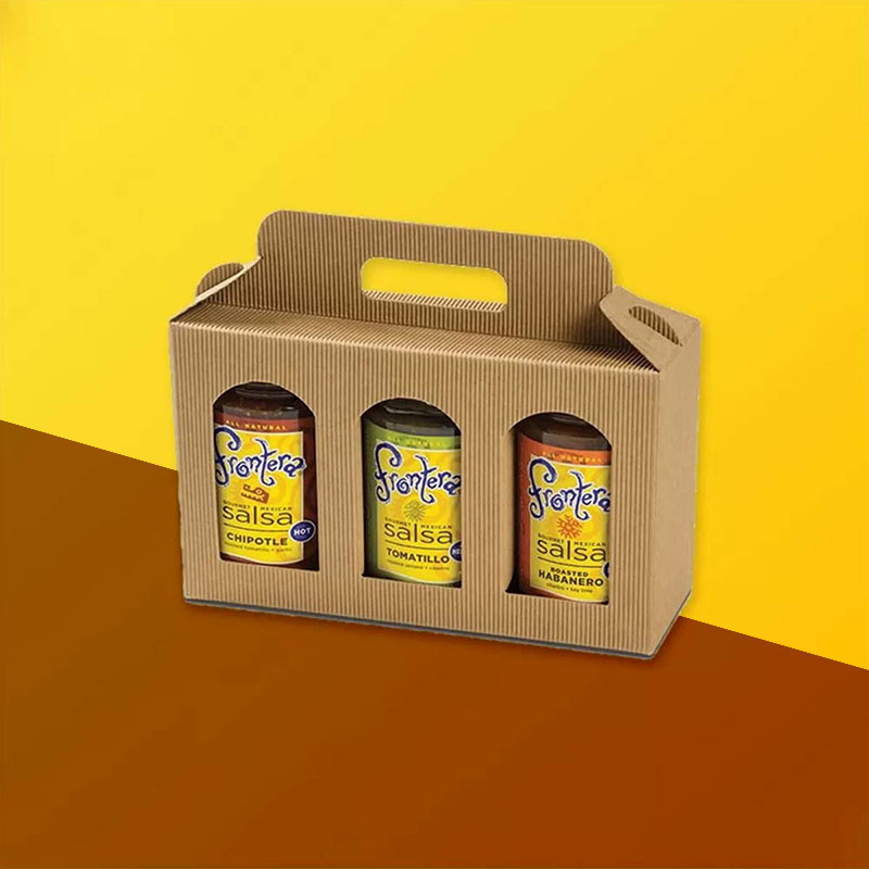 Gable Boxes with Window — custom paper bags by Packmio Close detail of the print finish on gable boxes with window