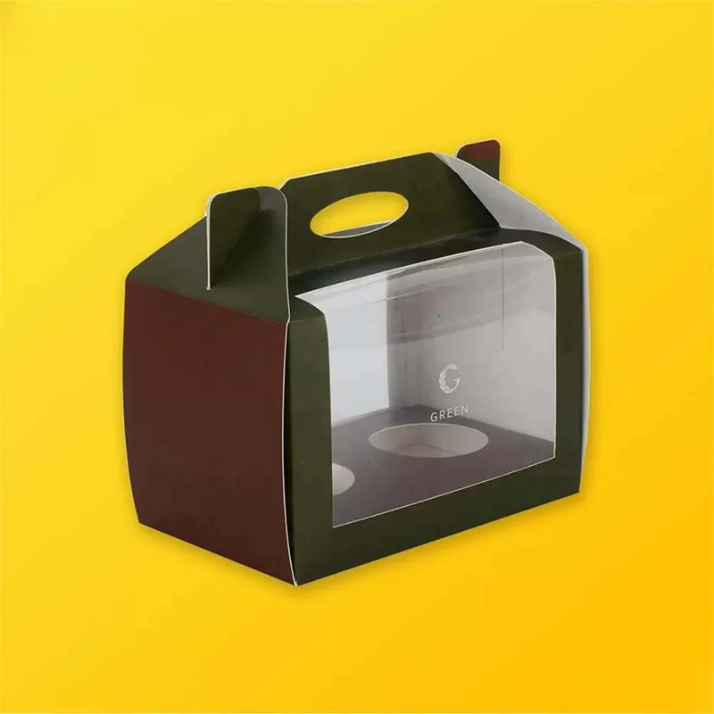 Gable Boxes with Window — custom paper bags by Packmio Gable Boxes with Window in an alternative colorway