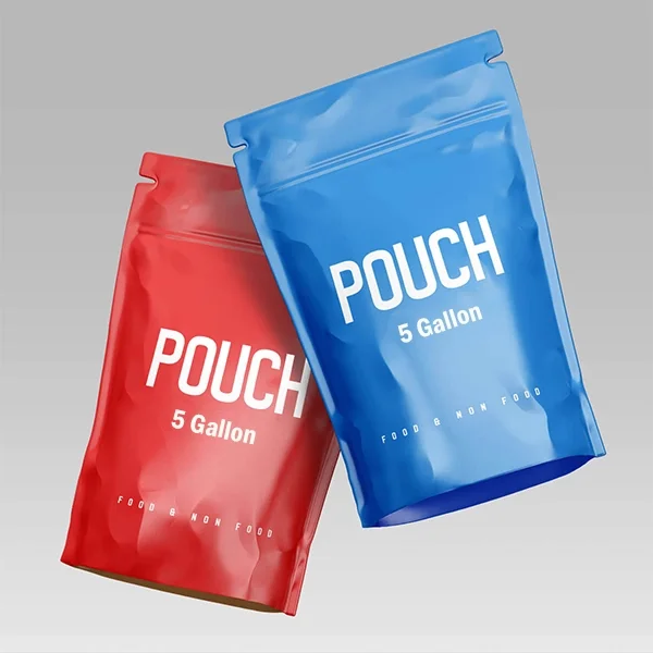 Gallon Mylar Bags — custom mylar bags by Packmio Flat view of gallon mylar bags before assembly