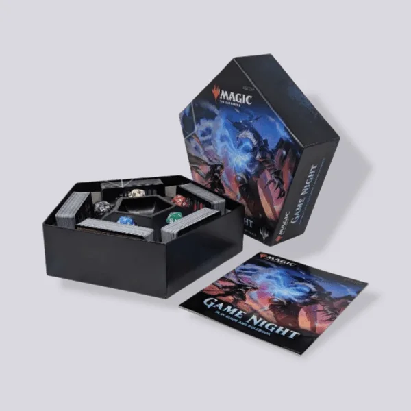 Game Boxes photographed at an angle to show the board thickness