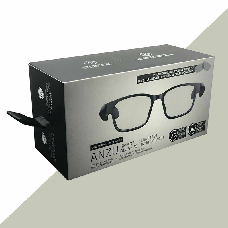 Glasses Boxes — custom eyewear boxes by Packmio Close detail of the print finish on glasses boxes