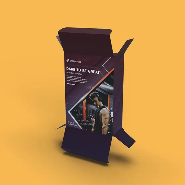Gym & Fitness Boxes — custom sports packaging by Packmio Gym & Fitness Boxes in an alternative colorway