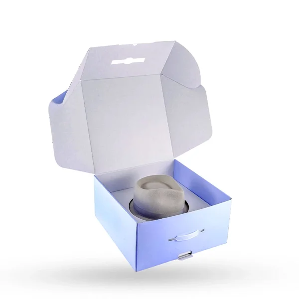 Hat Boxes — custom apparel boxes by Packmio Hat Boxes in use, packed and ready to ship