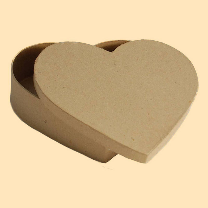 Heart Shape Boxes — custom folding boxes by Packmio Close detail of the print finish on heart shape boxes