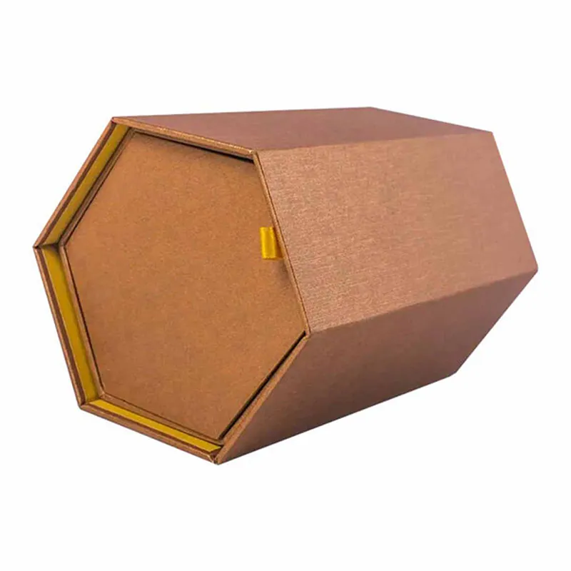 Hexagon Boxes — custom folding boxes by Packmio Hexagon Boxes in an alternative colorway