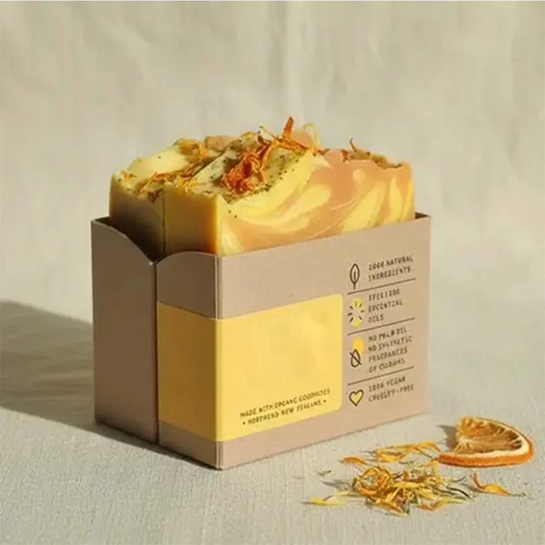 Holster Soap Boxes beside the product it was made to hold