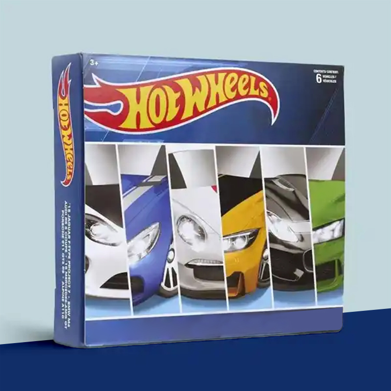 Hot Wheels Boxes — custom automotive packaging by Packmio Hot Wheels Boxes in use, packed and ready to ship