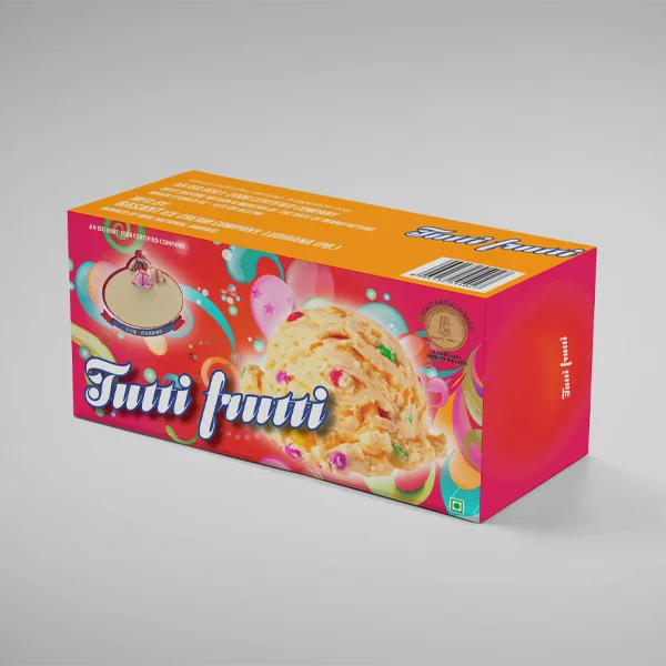 A stack of ice cream boxes in a custom size