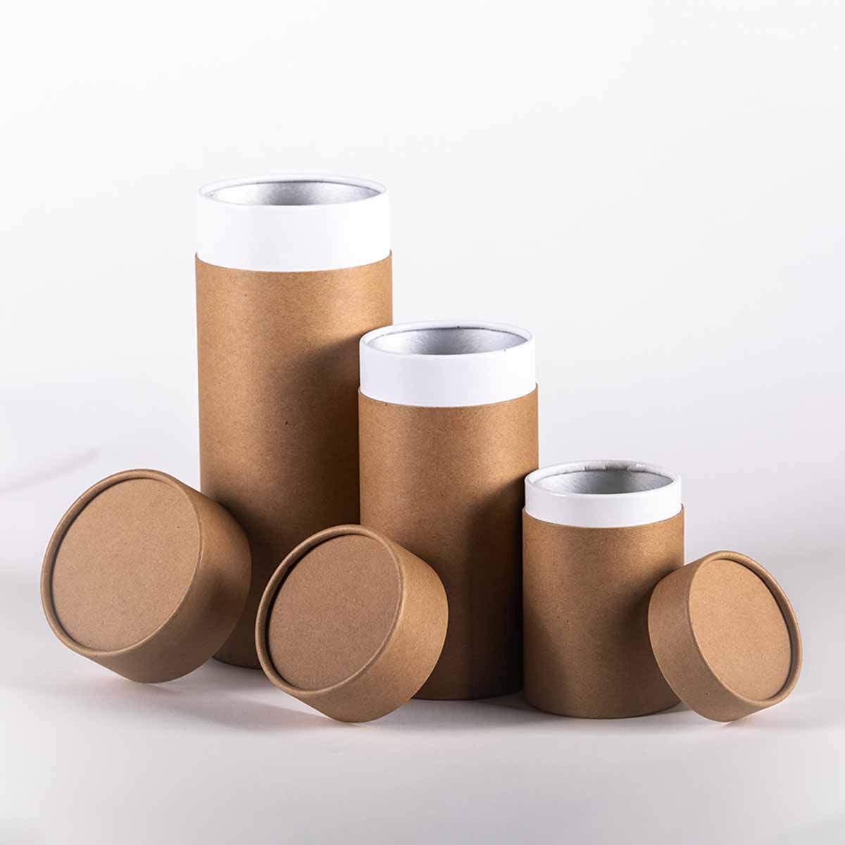 Industrial Cardboard Tubes — custom paper tubes by Packmio Industrial Cardboard Tubes photographed at an angle to show the board thickness