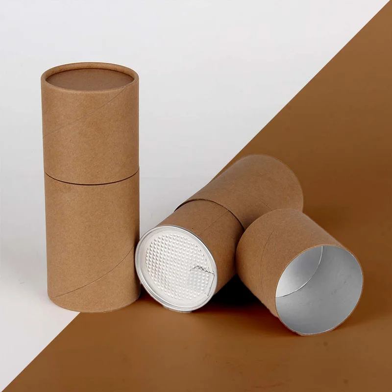 A stack of industrial cardboard tubes in a custom size