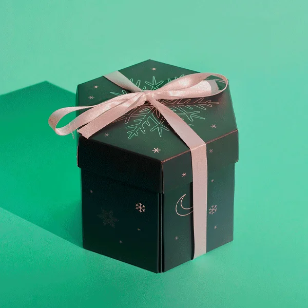 Influencer Boxes — custom promotional packaging by Packmio Flat view of influencer boxes before assembly