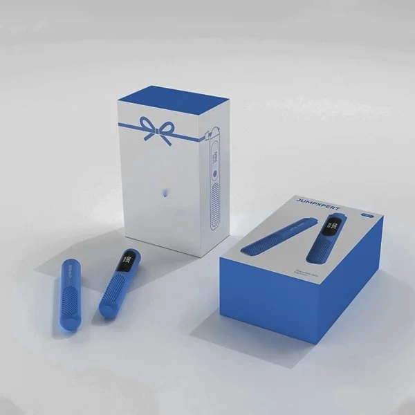 Jump Rope Boxes opened to show the inside print and construction