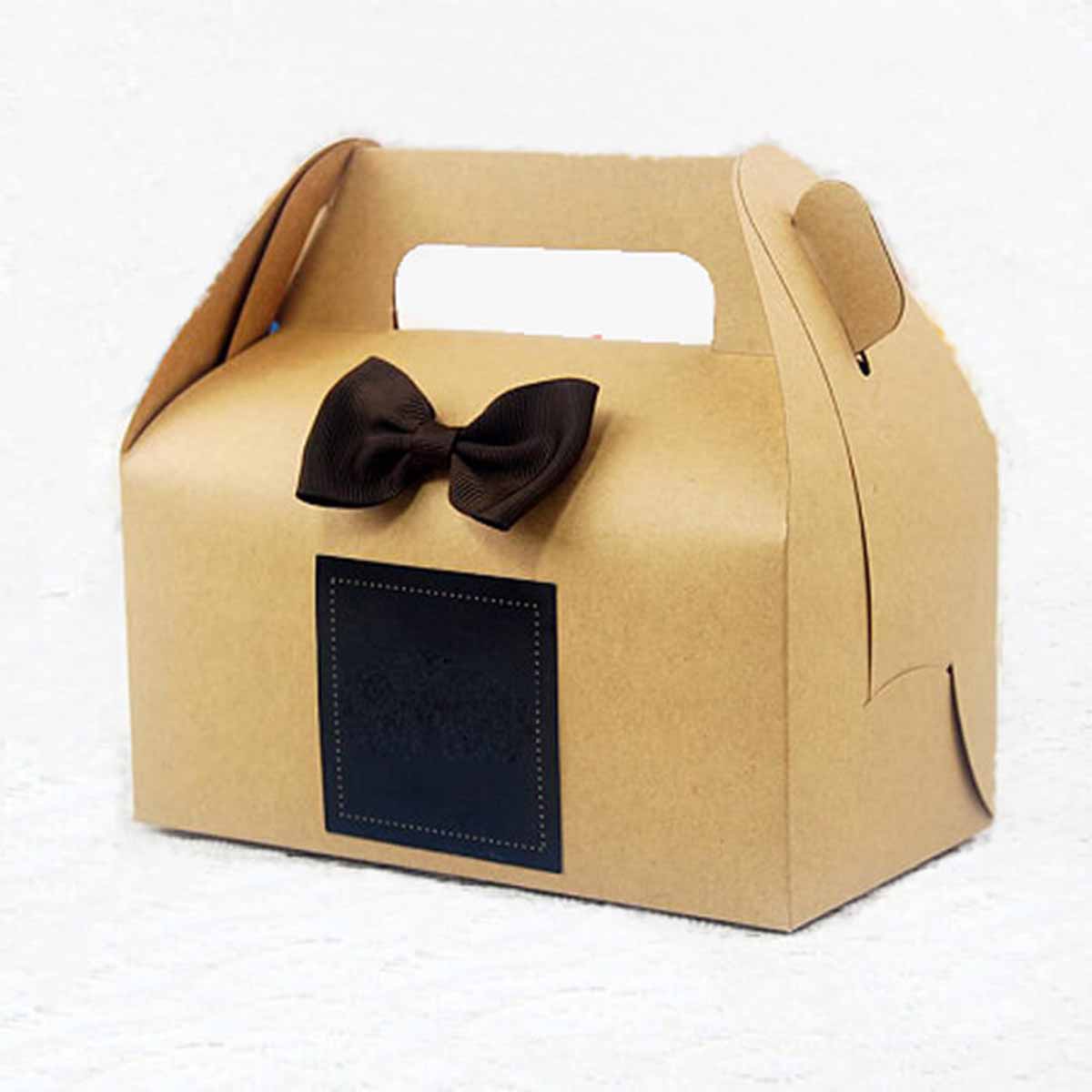 Kraft Gable Boxes beside the product it was made to hold