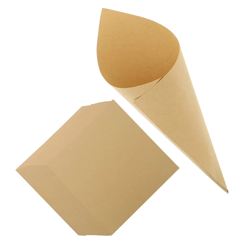 Cone Sleeves beside the product it was made to hold