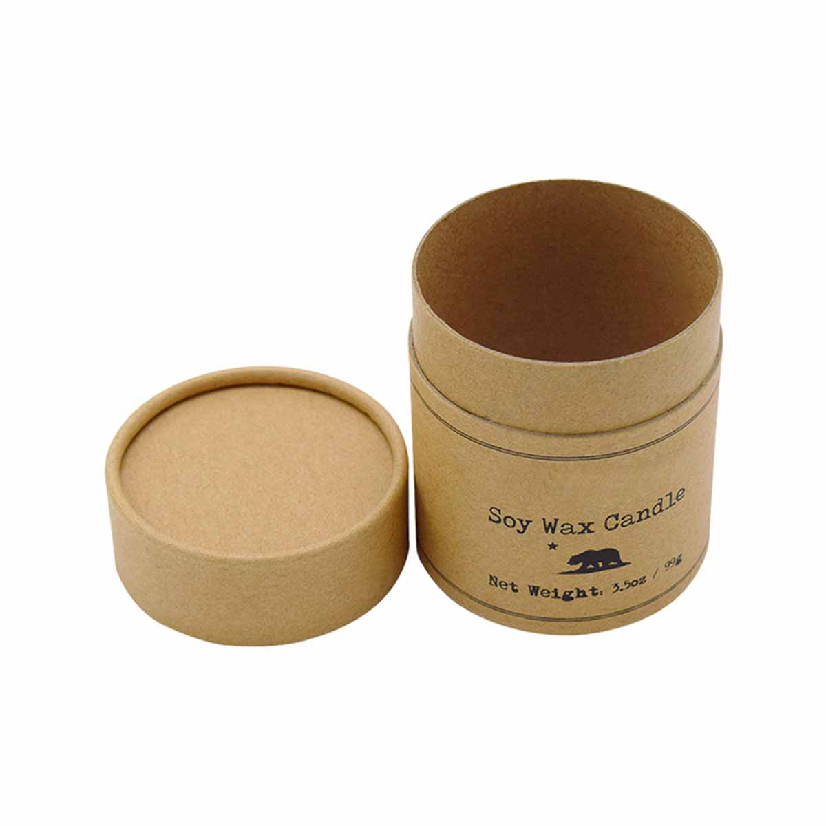 Kraft Paper Tubes beside the product it was made to hold