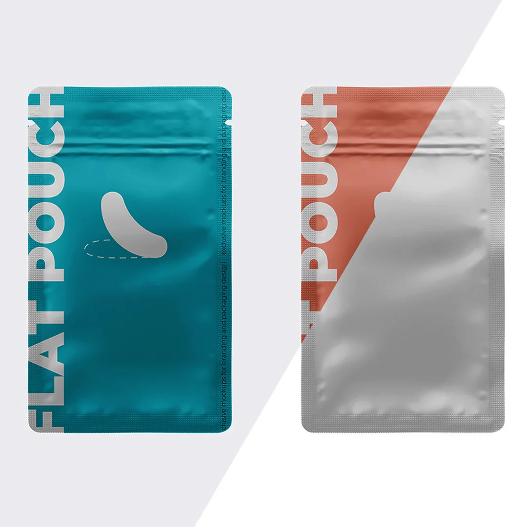 Lay Flat Pouches in use, packed and ready to ship