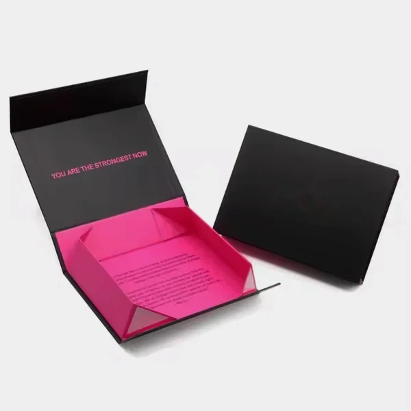 A stack of lingerie boxes in a custom size