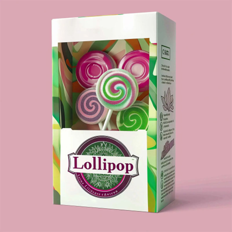 Lollipop Boxes — custom candy boxes by Packmio Lollipop Boxes in use, packed and ready to ship
