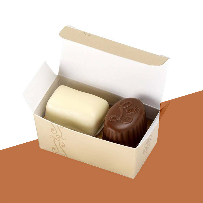 A stack of luxury chocolate boxes in a custom size