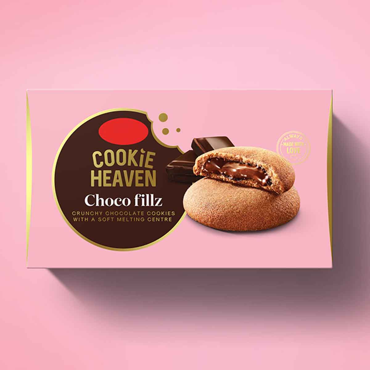 Luxury Cookie Boxes opened to show the inside print and construction