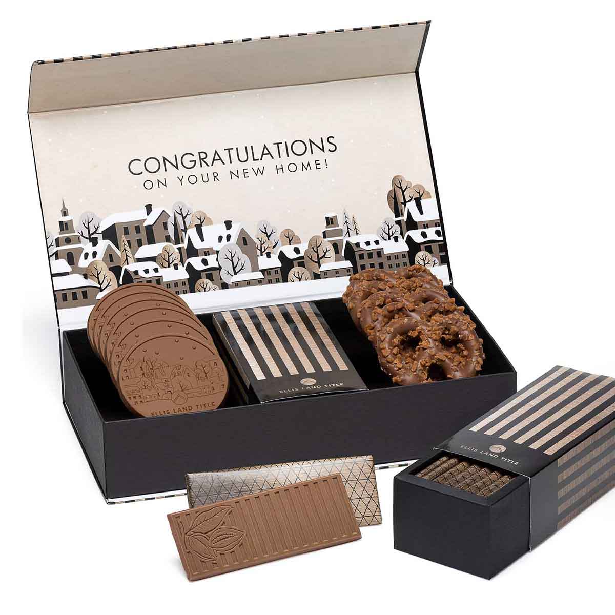Luxury Cookie Boxes photographed at an angle to show the board thickness