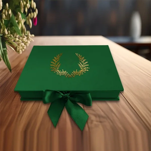 Luxury Boxes — custom luxury boxes by Packmio Luxury Boxes beside the product it was made to hold