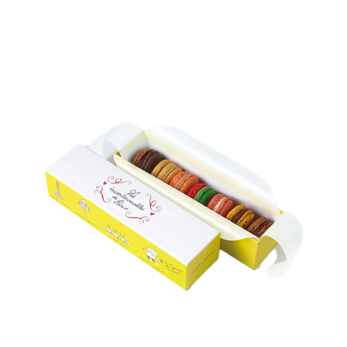 Macaron Boxes — custom bakery boxes by Packmio Macaron Boxes in use, packed and ready to ship
