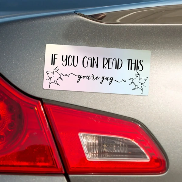 Magnetic Bumper Stickers — custom automotive packaging by Packmio Magnetic Bumper Stickers in an alternative colorway