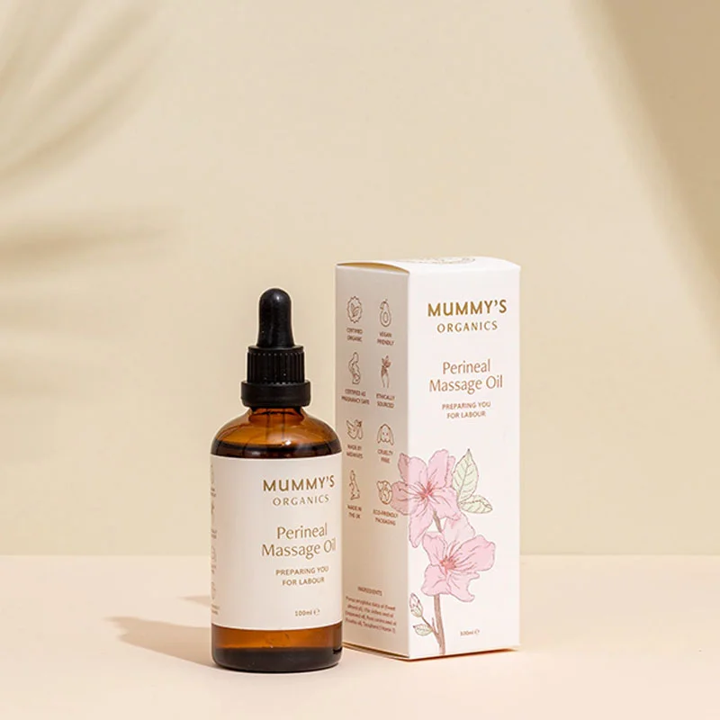 Massage Oil Boxes beside the product it was made to hold