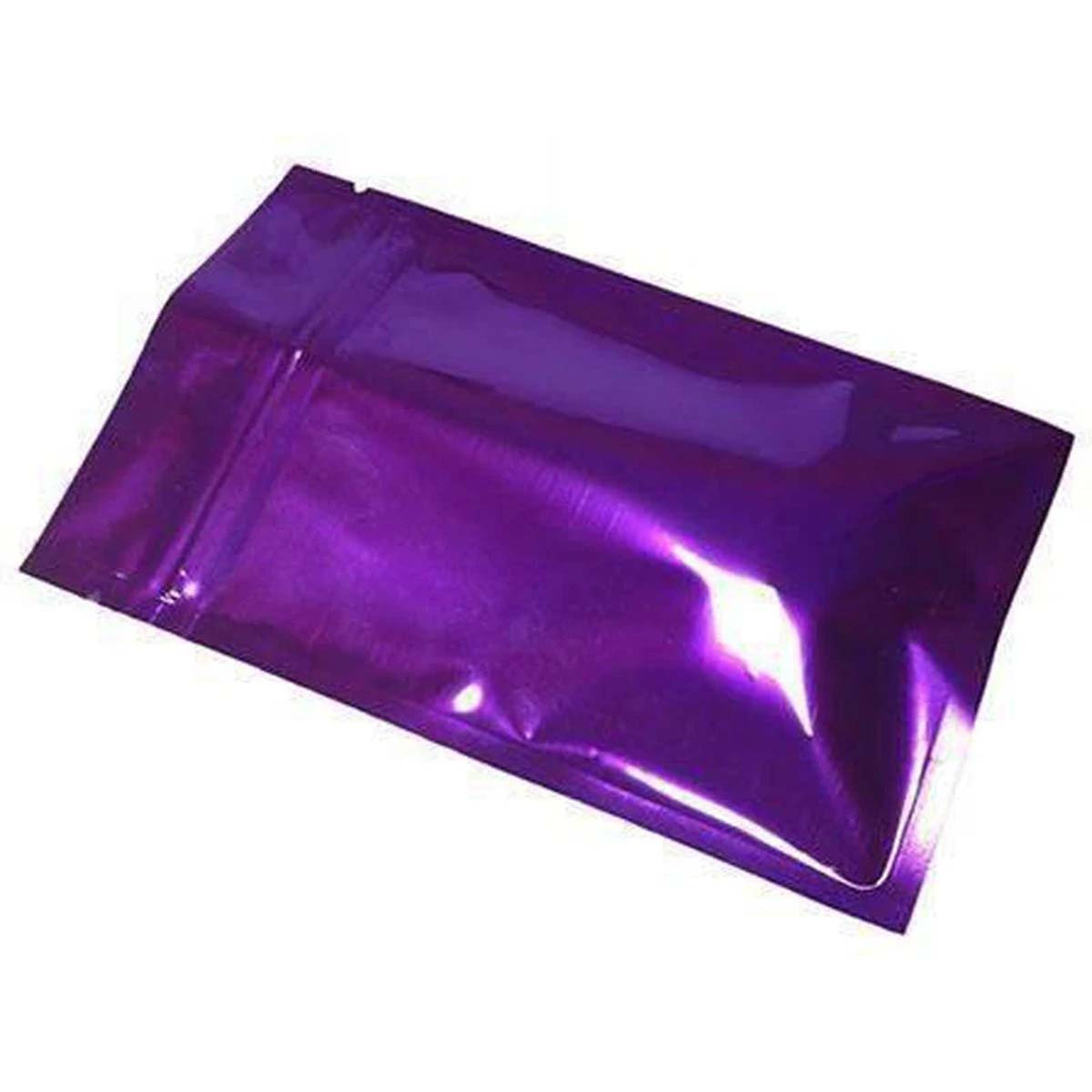 Mil Mylar Bags opened to show the inside print and construction