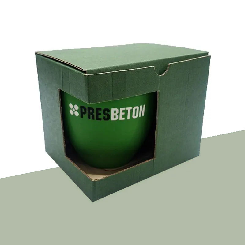 Mug Shipping Boxes opened to show the inside print and construction