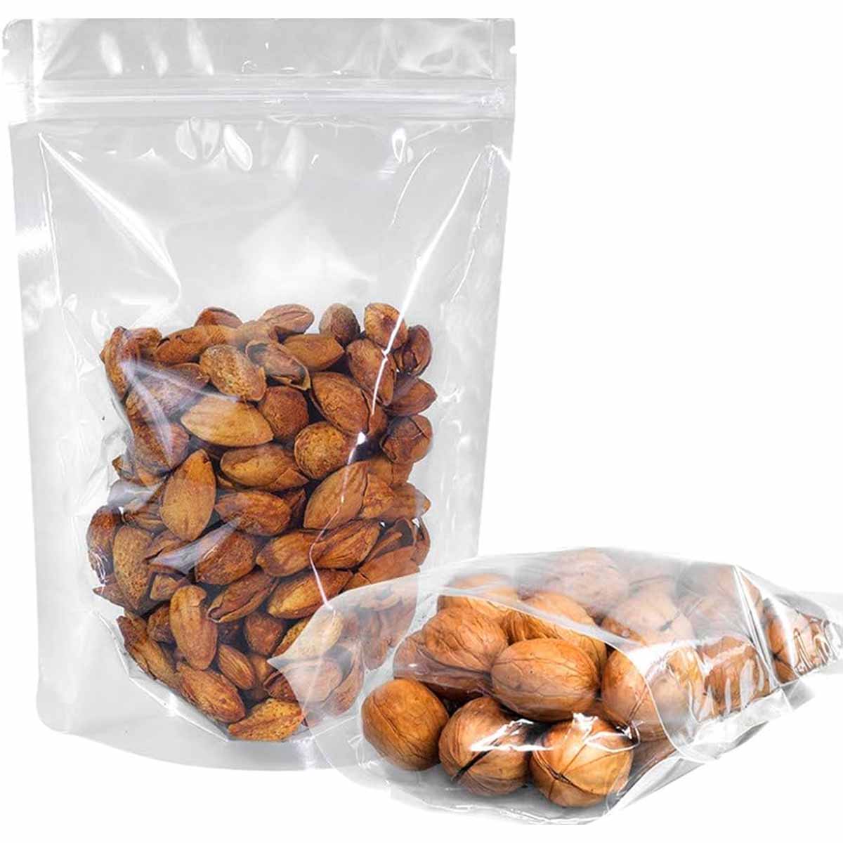 Mylar Seed Bags — custom mylar bags by Packmio Mylar Seed Bags shown closed, printed to a customer's own artwork